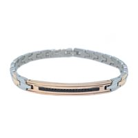Pulsera Zancan Hombre Hi Teck in Acero Spinello EHB199 - EHB199